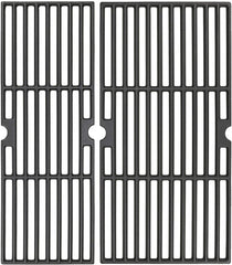 Utheer front view of cast iron grates showing full coverage and reliable durability