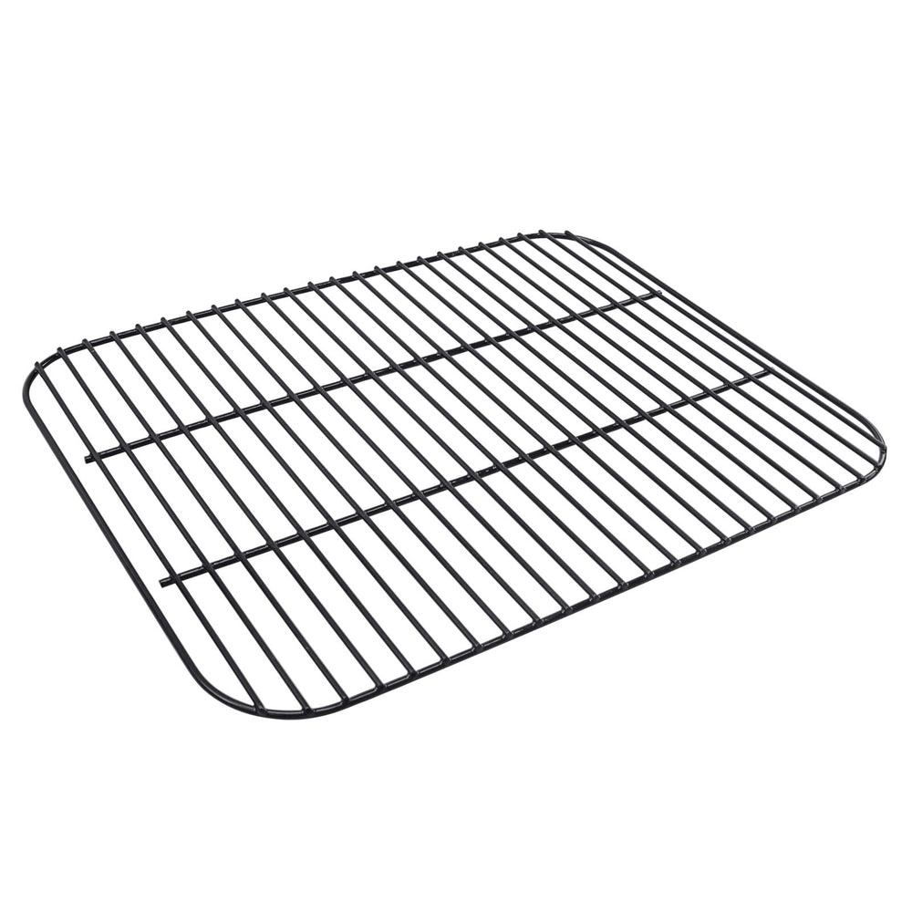 Utheer cooking grate beside ruler showing precise dimensions for compatibility benefit