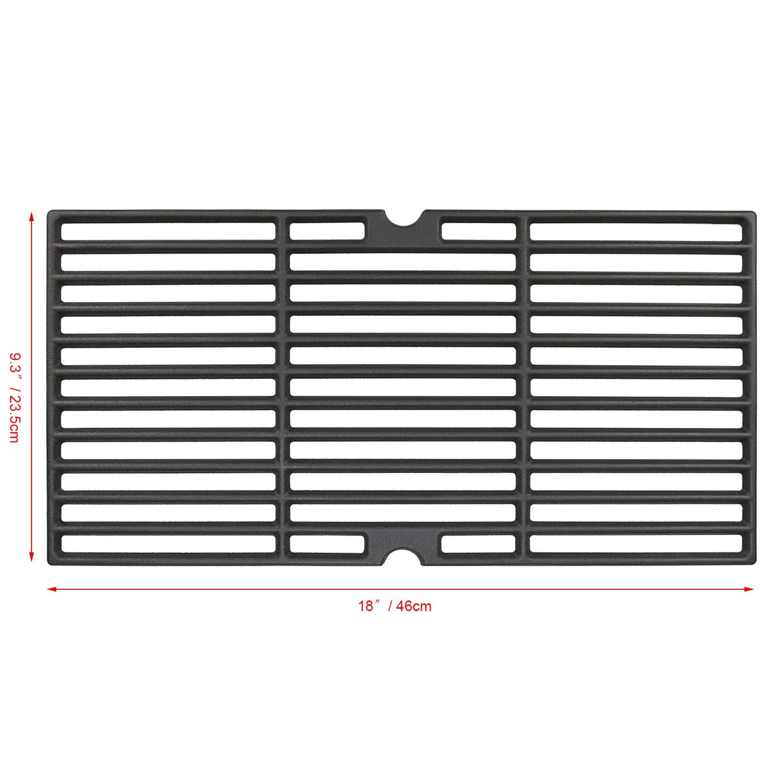 Utheer grates installed on Charbroil grill demonstrating direct-fit compatibility benefit
