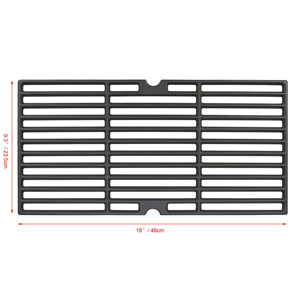 Utheer grates installed on Charbroil grill demonstrating direct-fit compatibility benefit