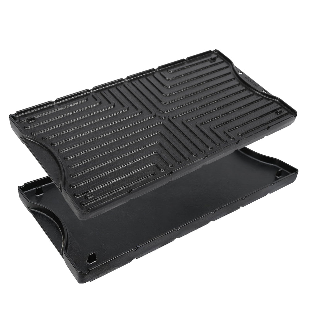 Utheer griddle front view showing compact fit and durable finish