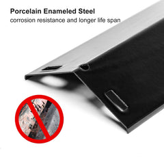 Utheer heat plate porcelain finish highlighting easy cleaning benefit