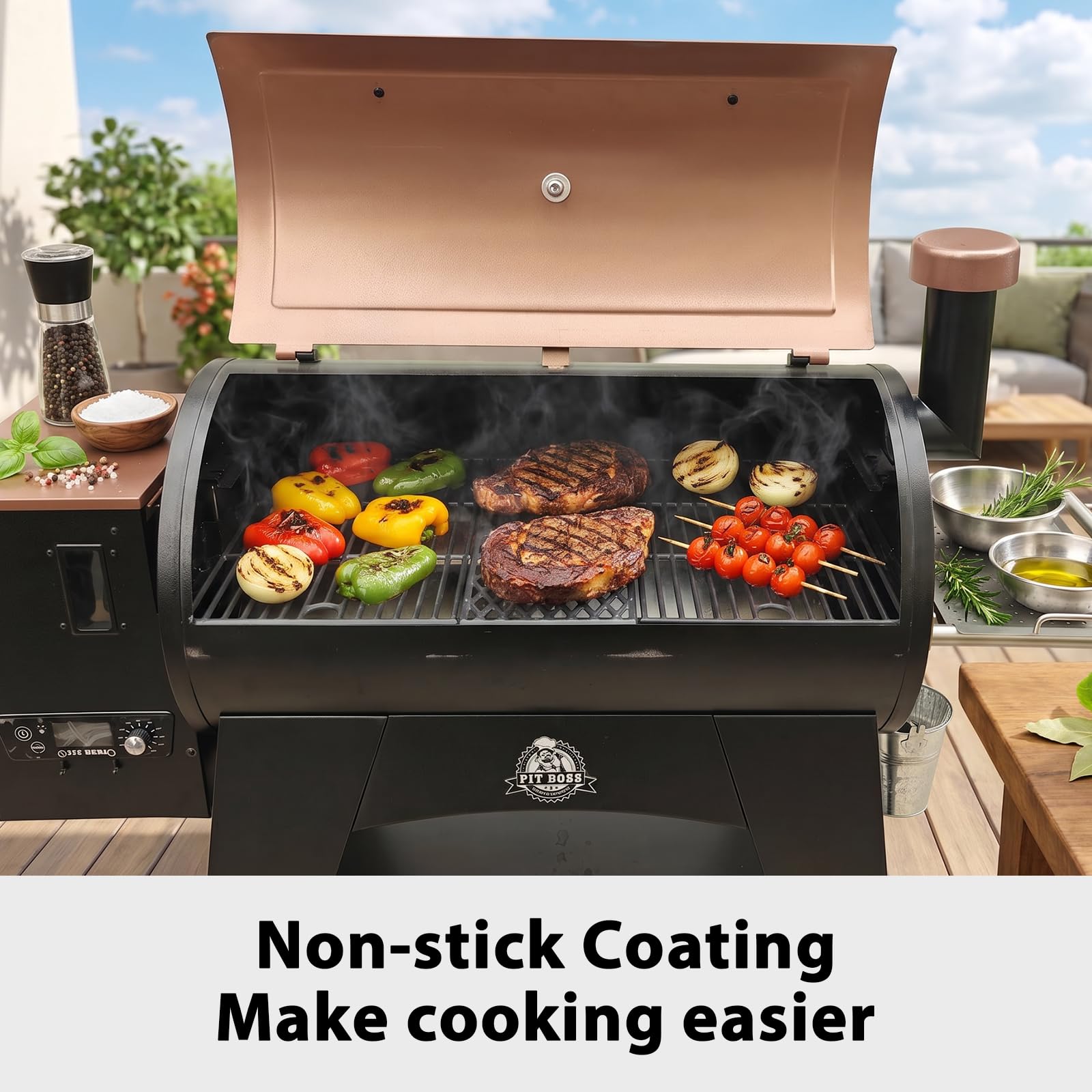 Utheer lifestyle grilling scene showing professional results and durable performance