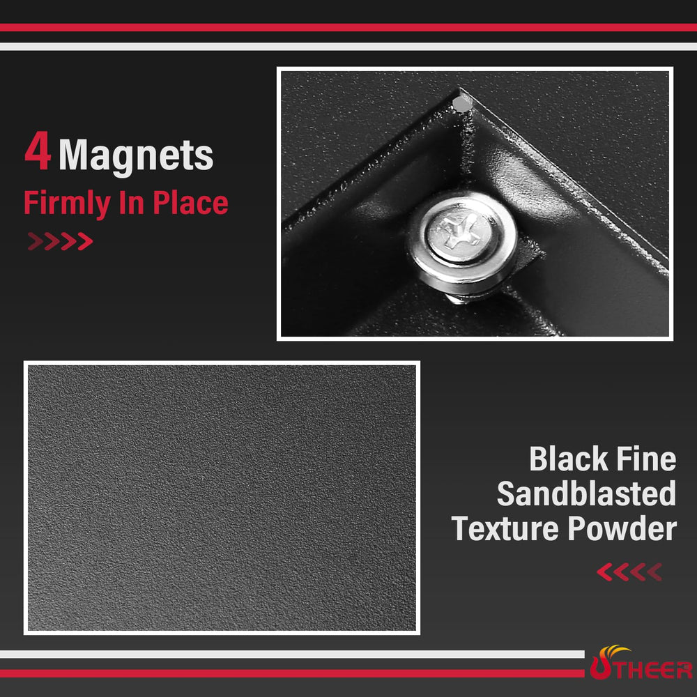 Utheer steel frame texture and powder coat finish for rust protection