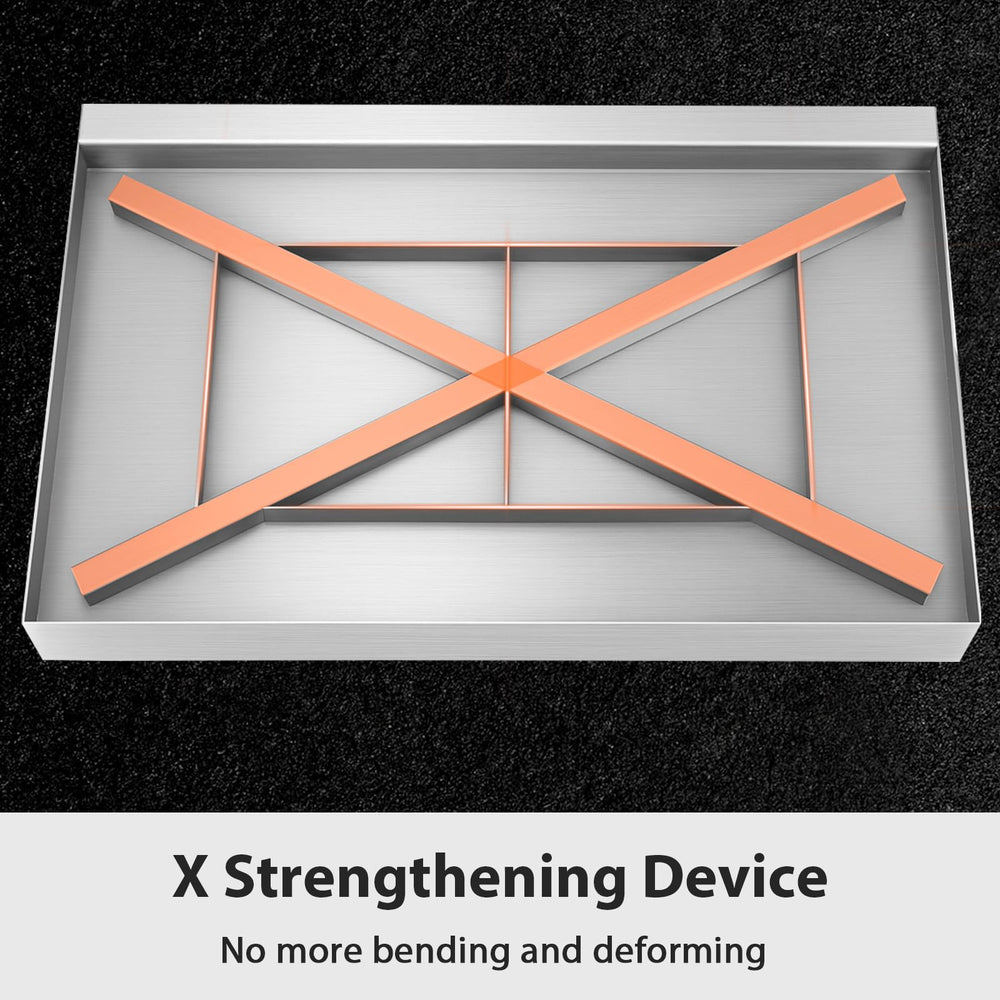 Utheer underside X-shaped reinforcement demonstrating warp-resistant stability