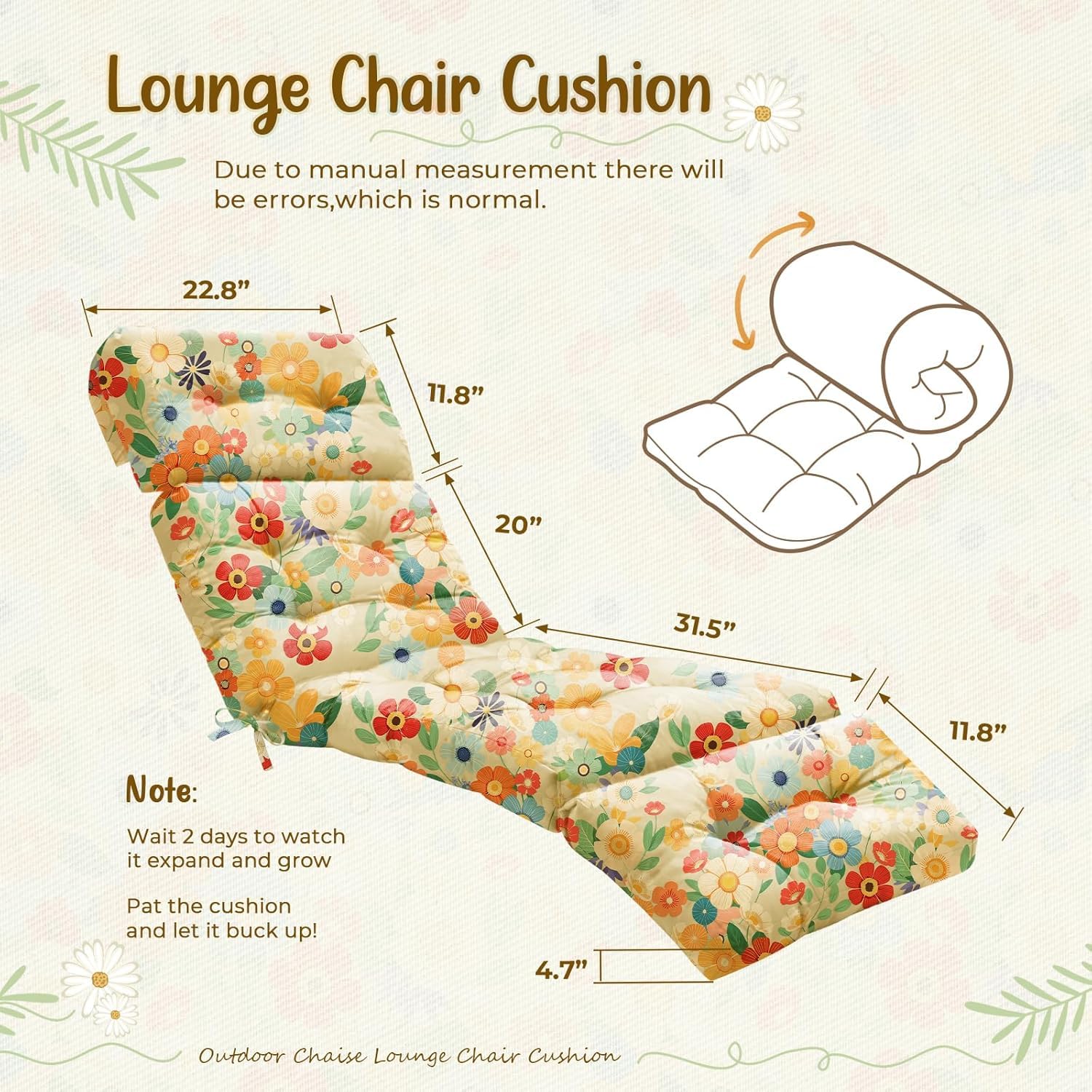 Uthem Daisy close-up of 3D stitching demonstrating stable fill and durability