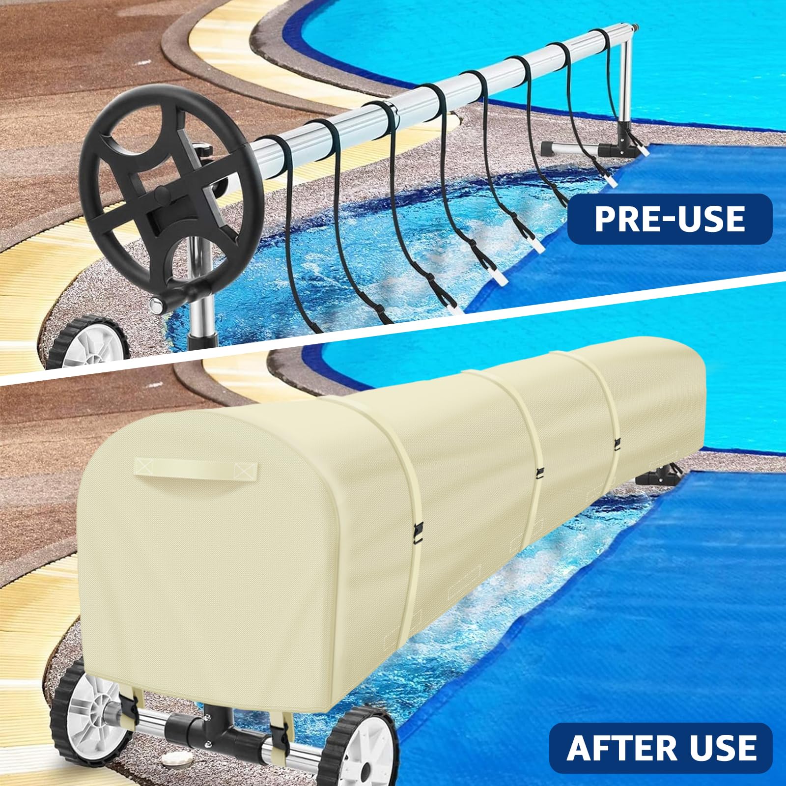 Uthem handle close-up demonstrating easy lift and fast installation