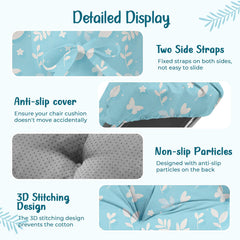 Uthem cushion on poolside lounge demonstrating waterproof fabric and easy cleanup
