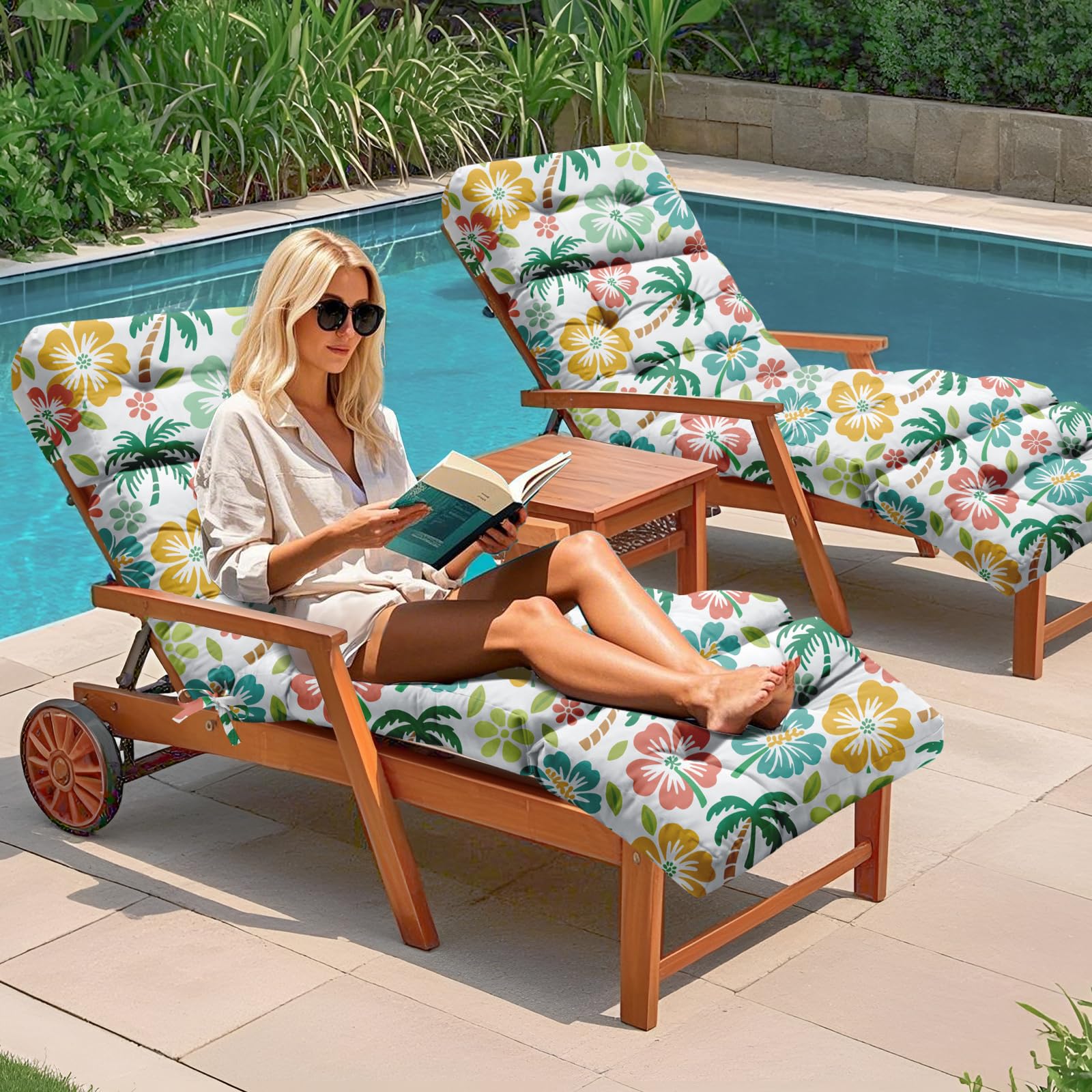 Uthem cushions in a patio setting showing weather-ready style and relaxing atmosphere