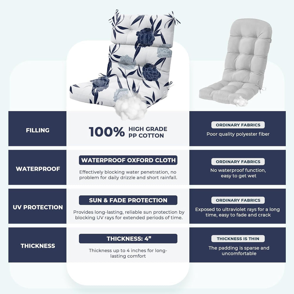 Uthem cushion beside a chair for scale showing 44x21 inch size and proportion