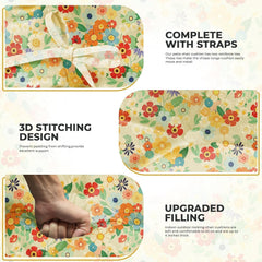 Uthem side profile folded design demonstrating ergonomic fit for reclined chairs