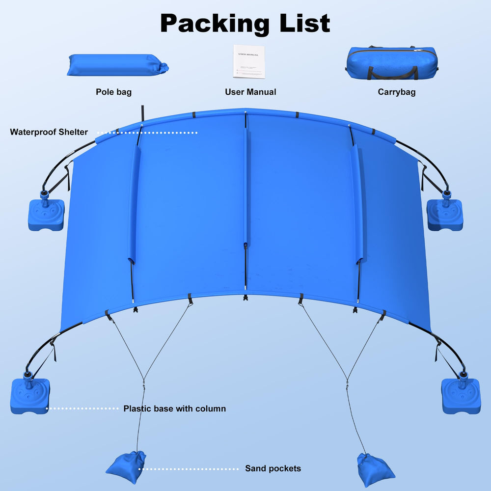 Uthfy canopy packed in carry bag showing easy transport benefit
