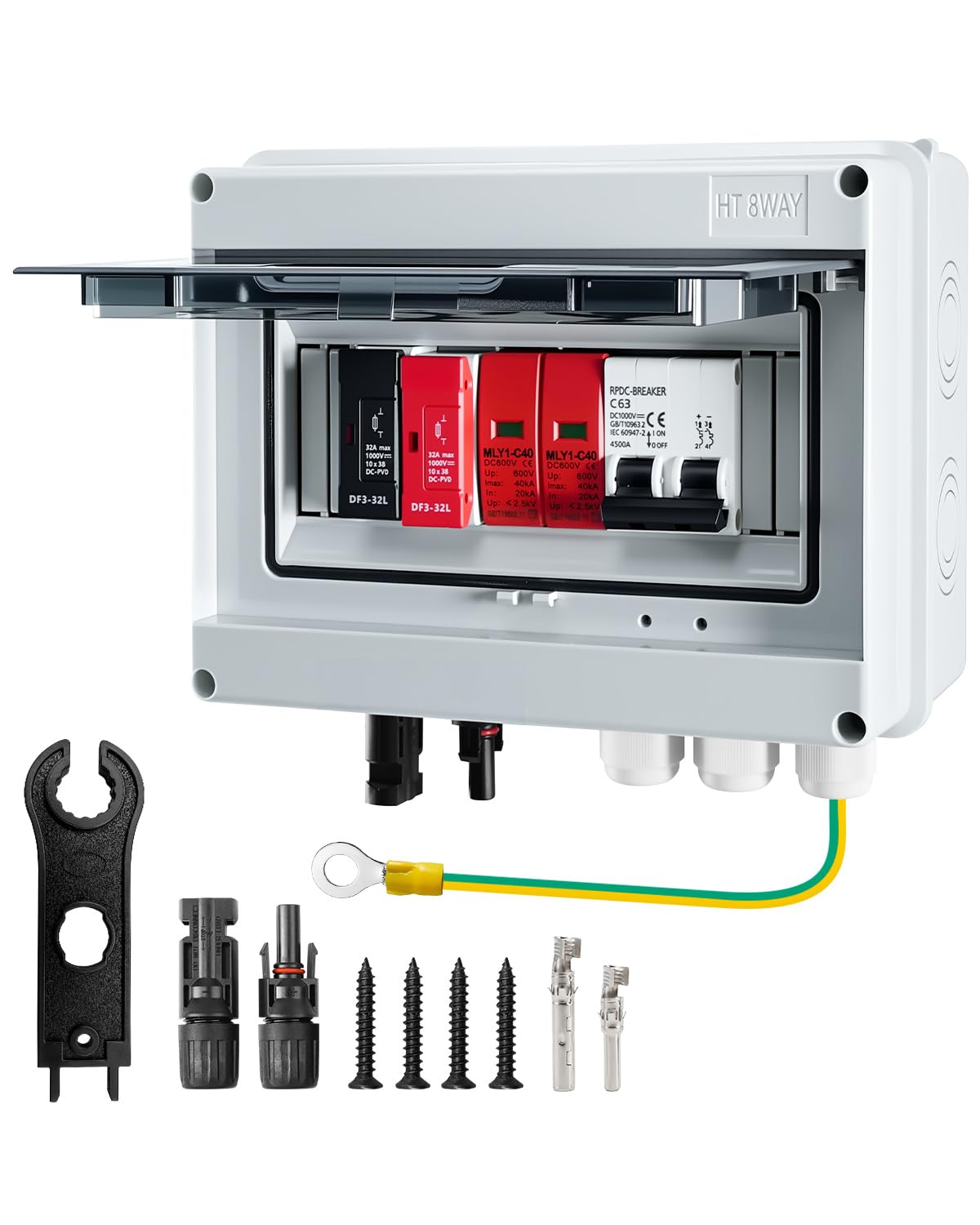 UTKFHT front panel view showing enclosure and labels for quick identification