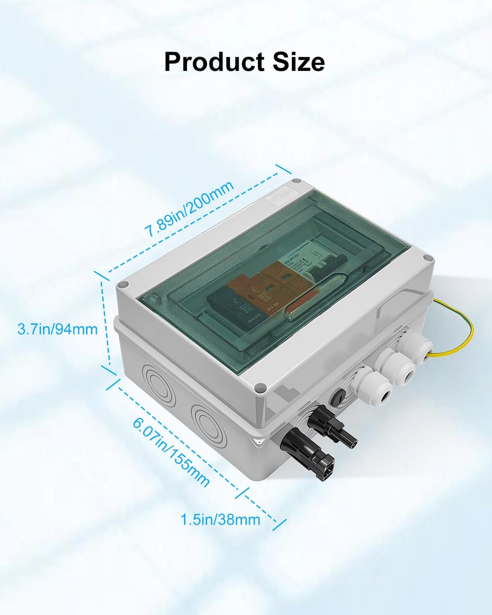 UTKFHT combiner box installed on rooftop demonstrating outdoor durability