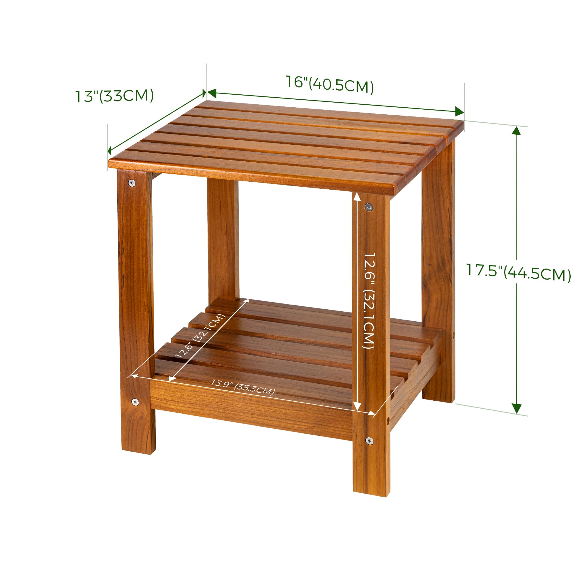Utoplike side table on patio with drinks and decor demonstrating outdoor use