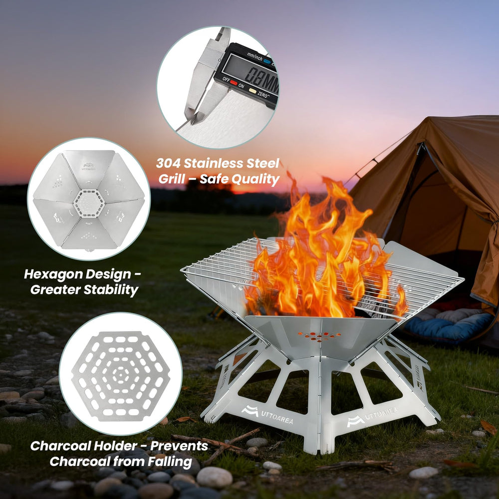 UTTOAREA hexagon frame detail highlighting reinforced stability benefit