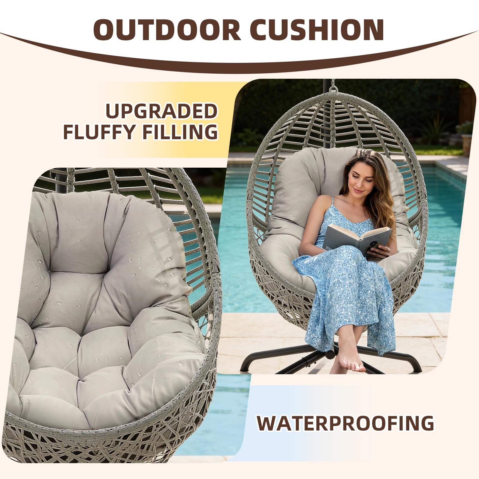 UUluhao reinforced ties detail guaranteeing secure attachment to chair