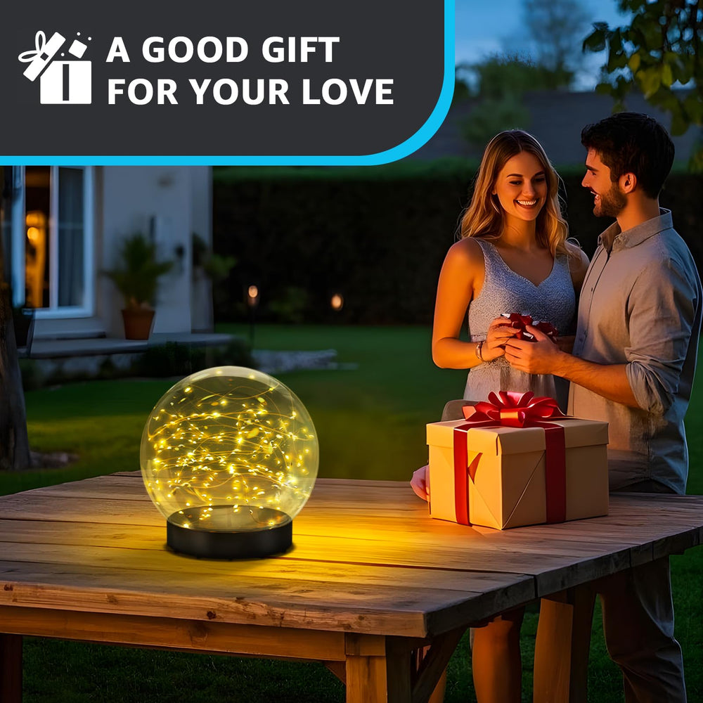 uuffoo lights on table at garden party adding soft atmosphere