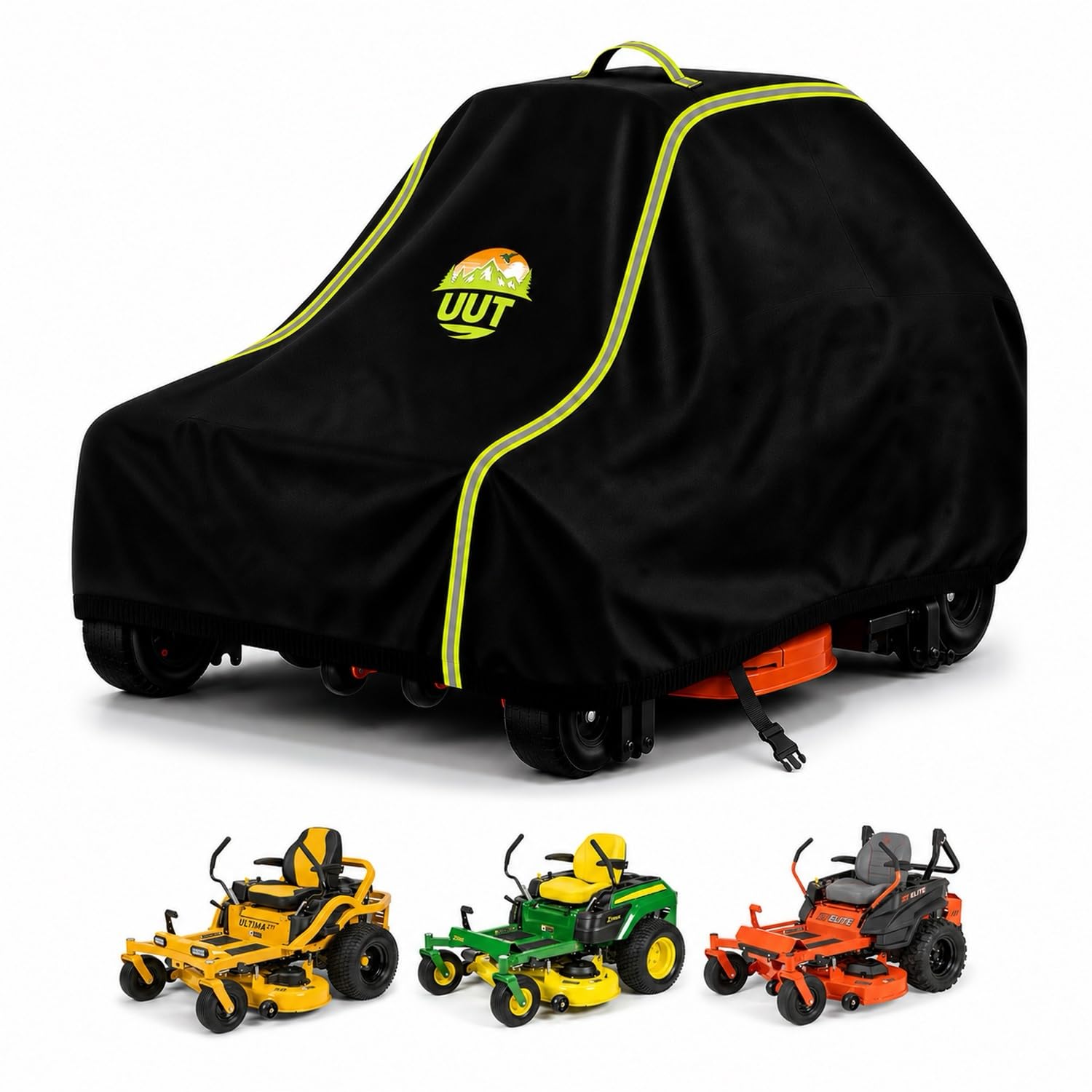 UUT cover front view showing full coverage and weather protection