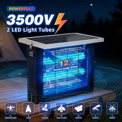 uvcoolplunge close-up of LED lights and zapper grid for durable insect control