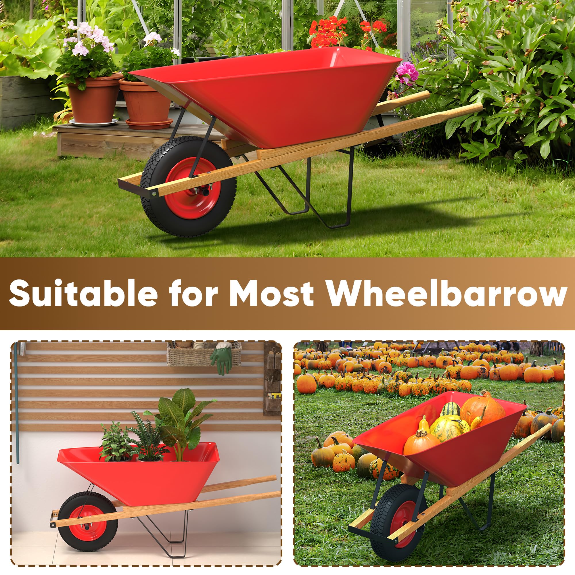 uyoyous handles in use during gardening, improves ease of moving loads