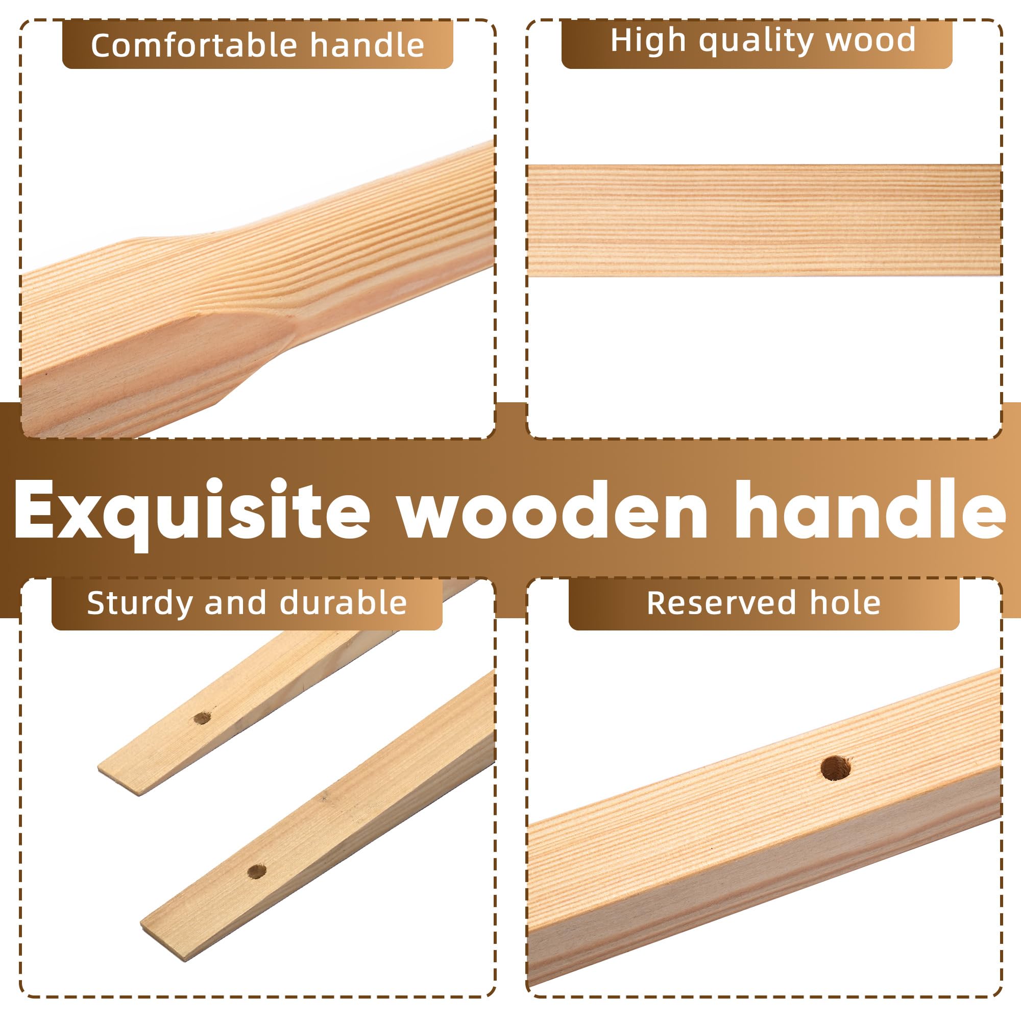 uyoyous wedge detail with pre-drilled holes, simplifies installation