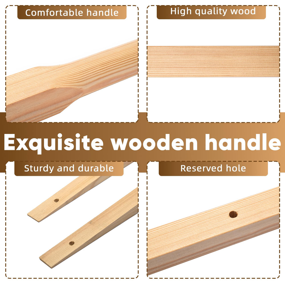 uyoyous wedge detail with pre-drilled holes, simplifies installation