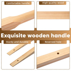 uyoyous wedge detail with pre-drilled holes, simplifies installation