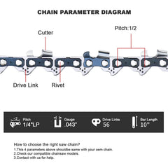 V-MODEST close-up of semi-chisel cutters highlighting long-lasting sharpness
