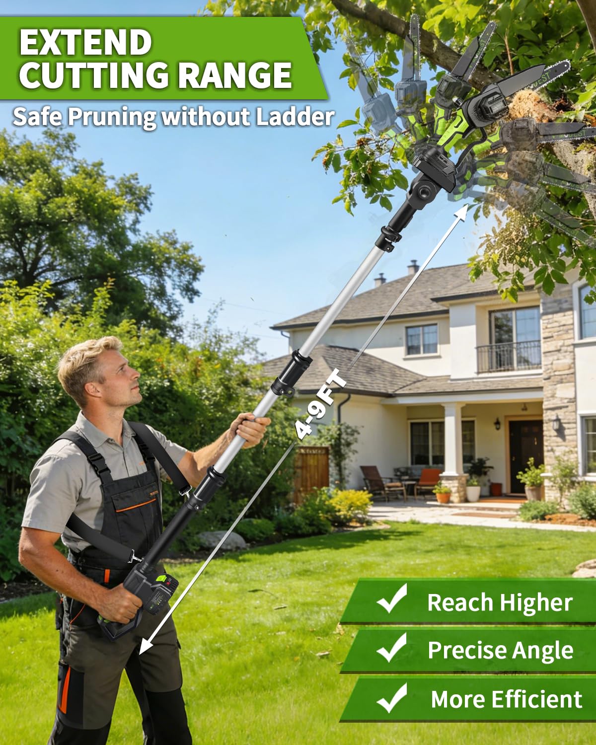 V-MODEST pruning shear in use trimming a bush for comfortable one-handed cutting