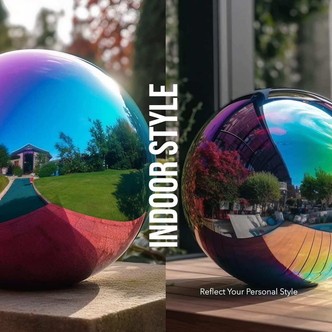 v2croft globe on pedestal display giving elevated garden focus