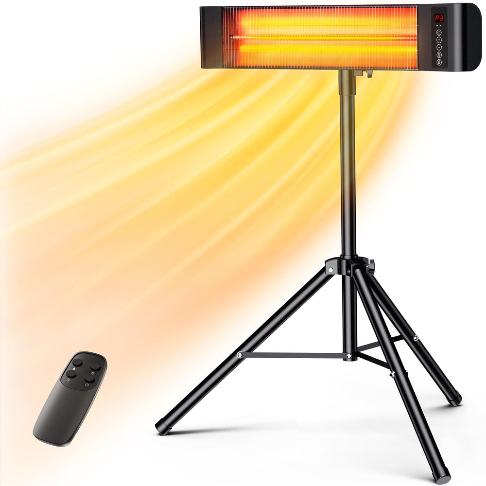 VAGKRI front view wall mounted heater showing compact design and instant warmth