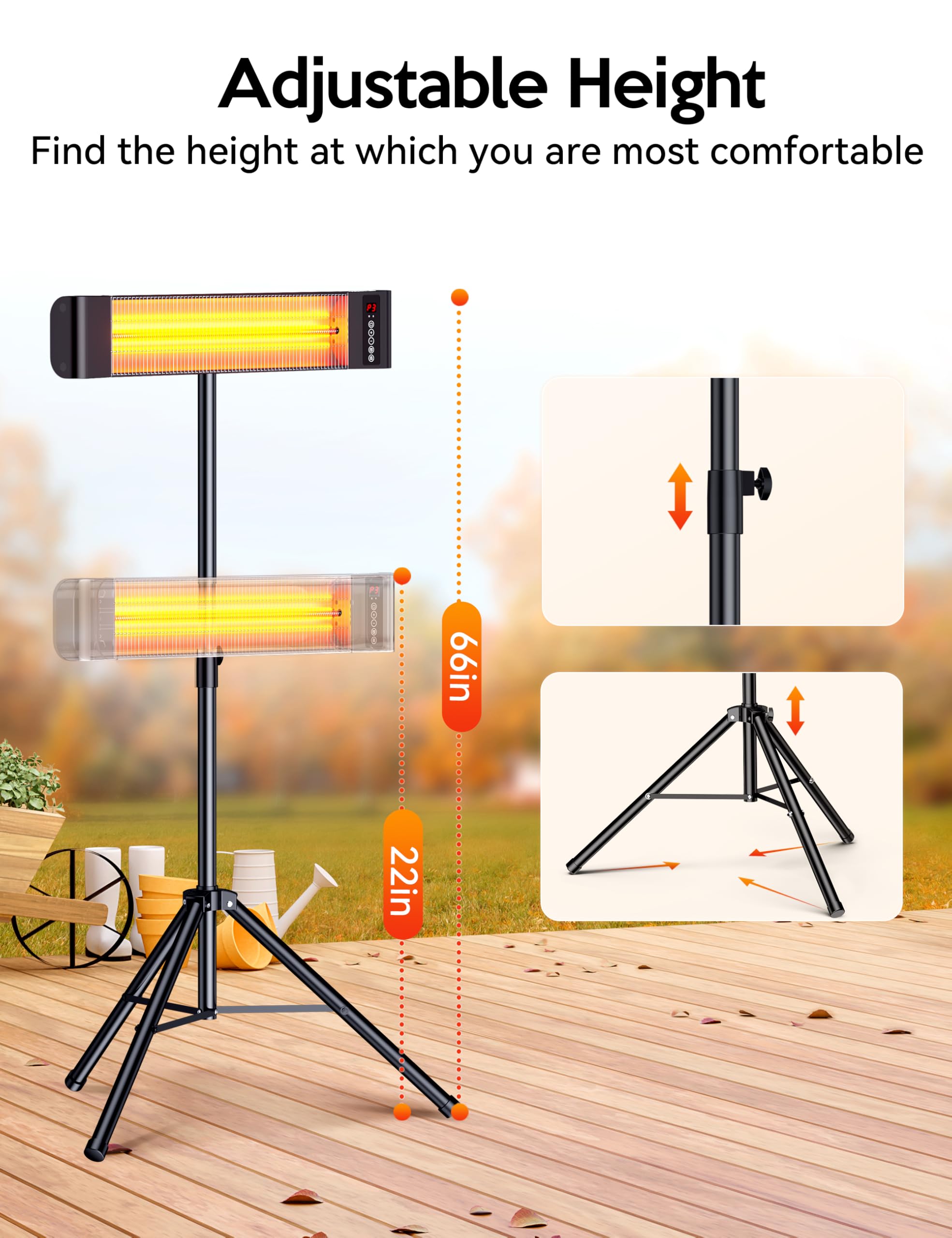 VAGKRI heater in garage warming workspace for comfortable projects