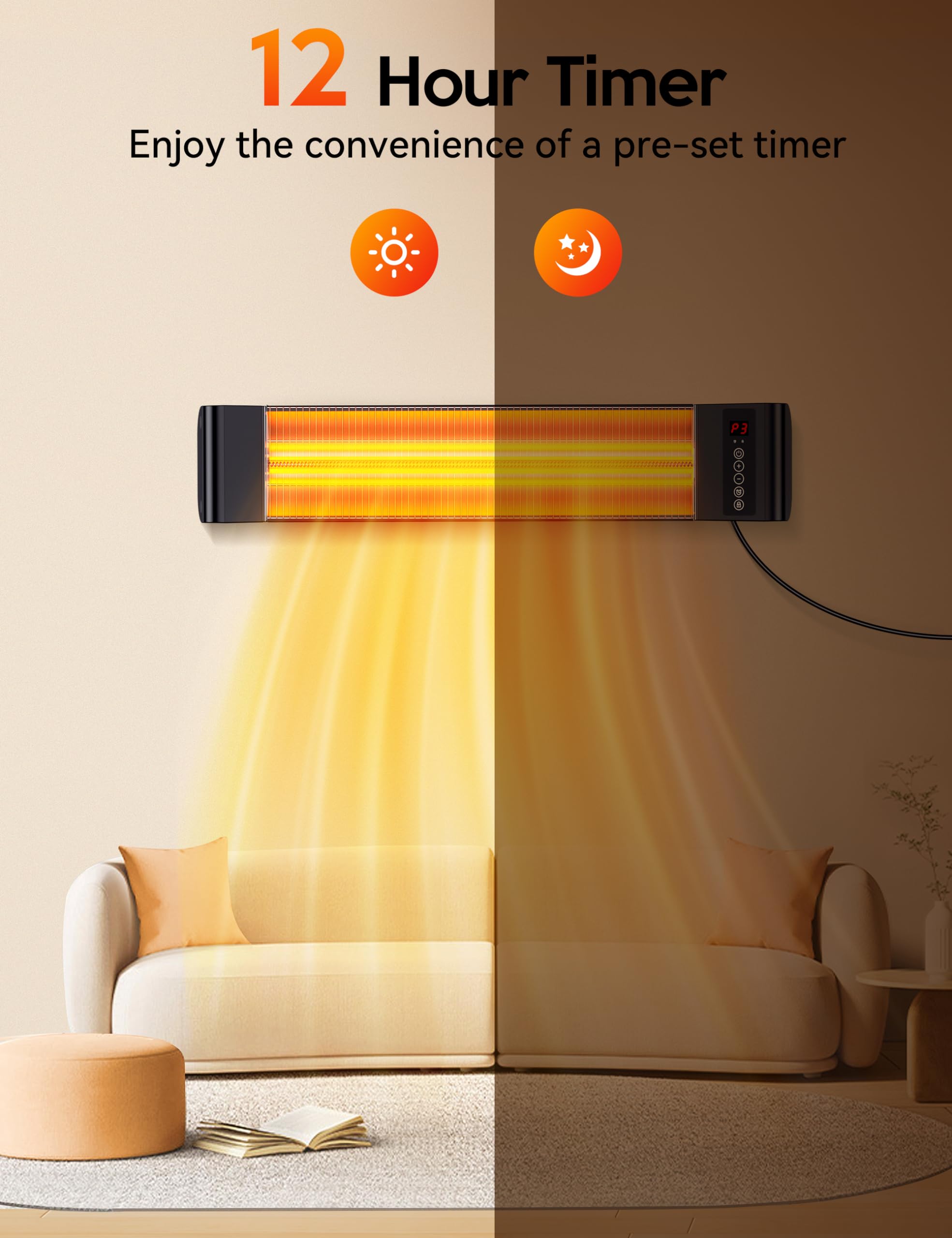 VAGKRI height adjustment detail highlighting tripod flexibility and targeted heat