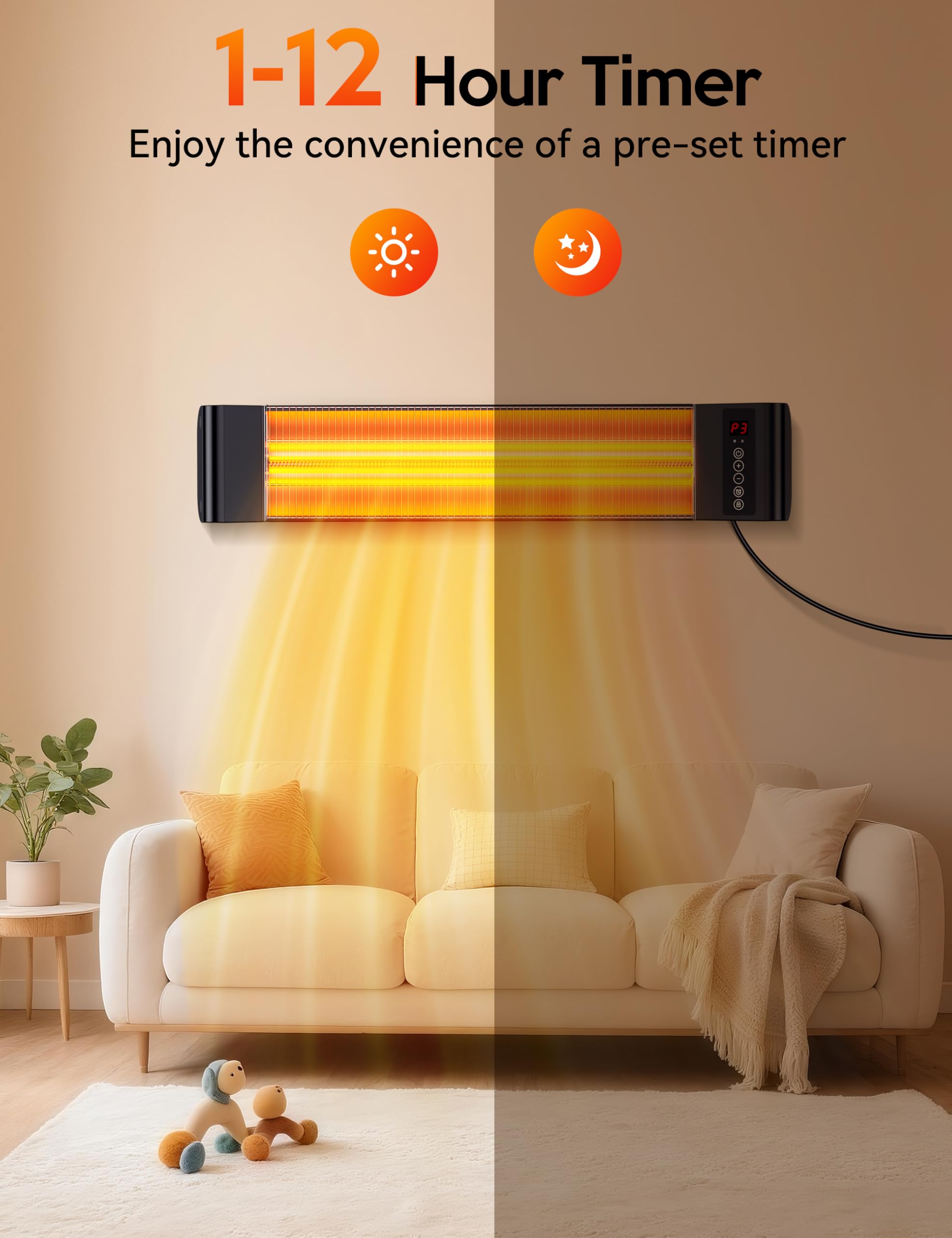 VAGKRI remote control close detail enabling convenient adjustments
