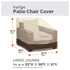 Vailge close-up of 600D Oxford fabric showing durable texture benefit