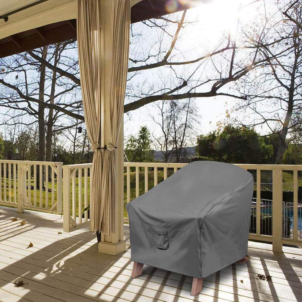 Vailge folded covers in storage, compact space-saving protection
