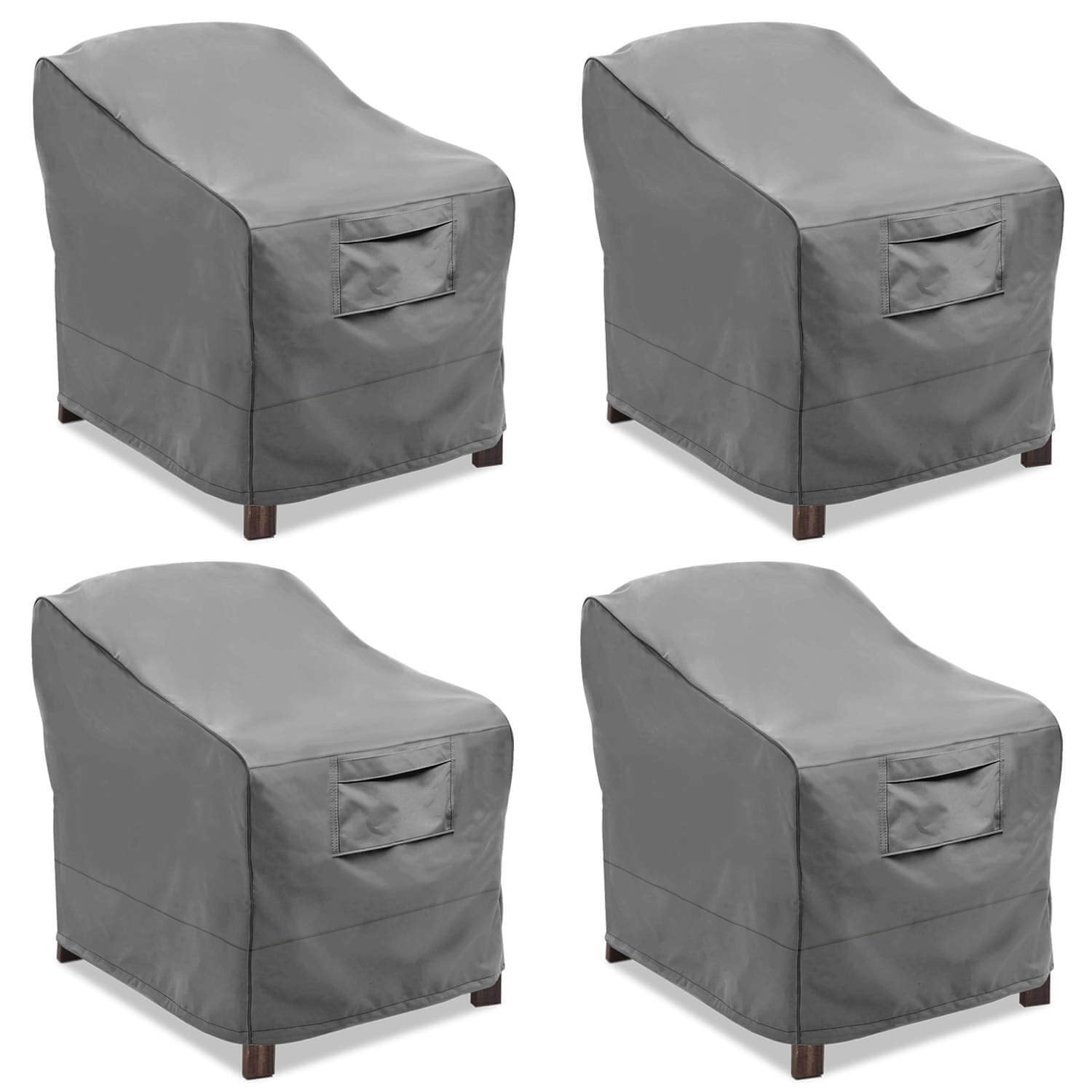 Vailge front view on armchair showing full coverage and weather protection
