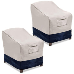 Vailge front view cover on chair showing clean protection and curb appeal