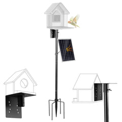 vakiav front view assembled pole showing stable support and easy assembly