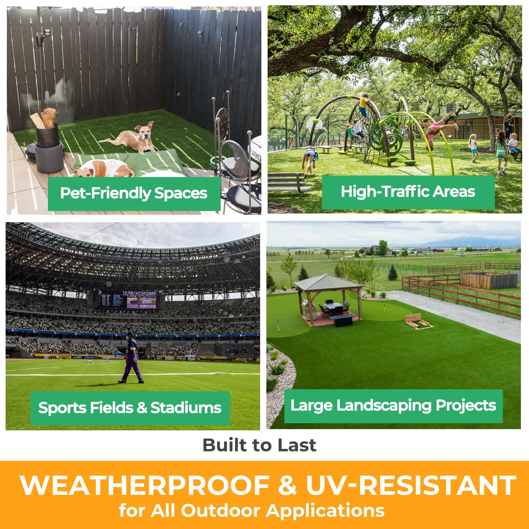 Valcora seam tape used in backyard turf installation illustrating finished look