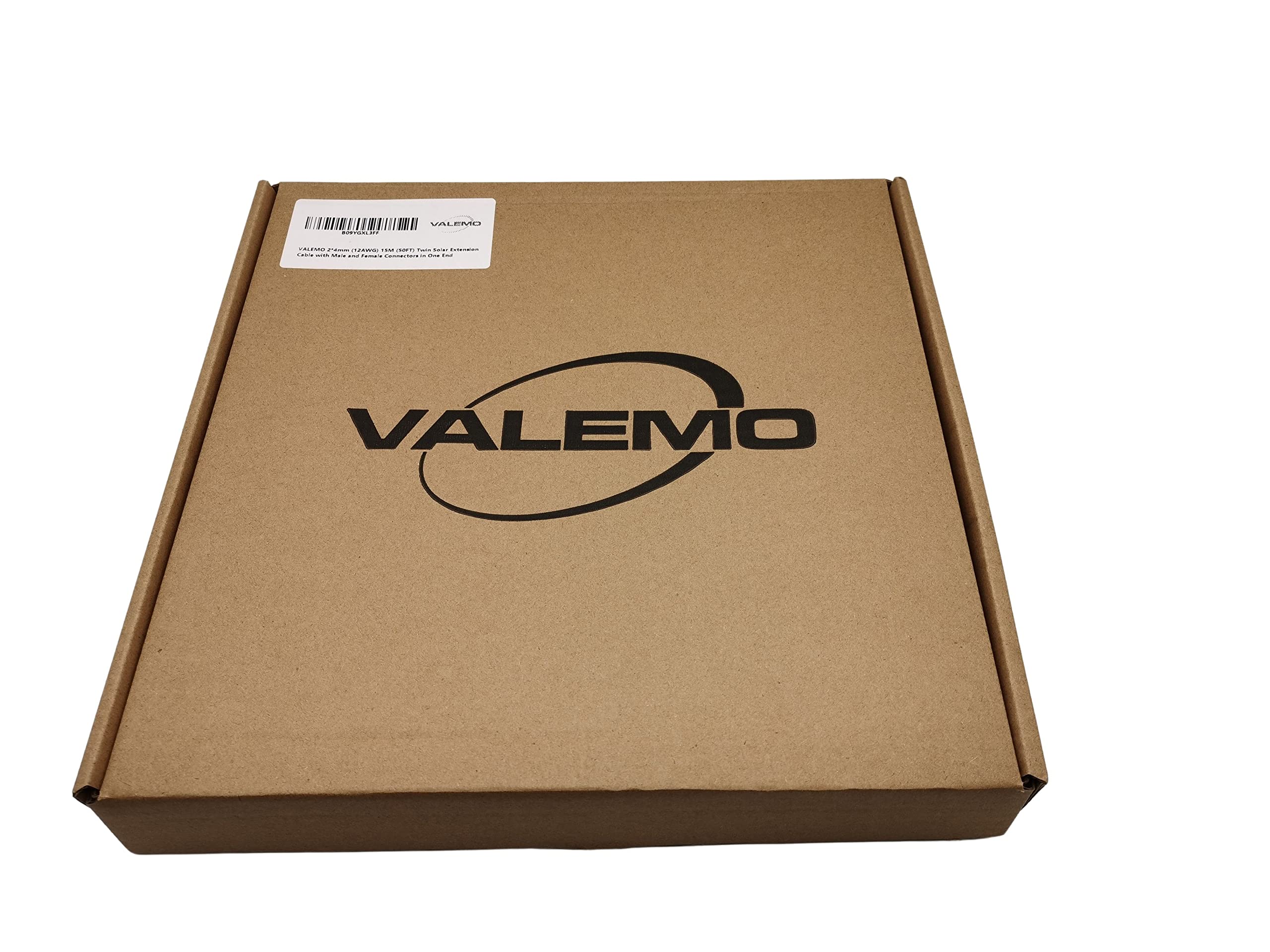 Valemo coiled 40ft cable beside a ruler for scale showing full-length reach and installation convenience