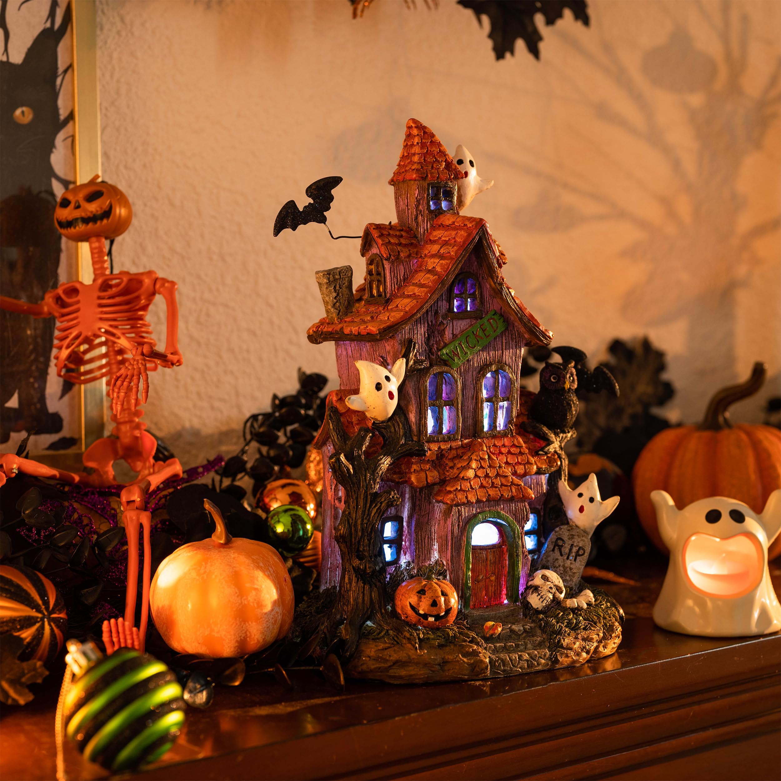 Valery Madelyn scale comparison on mantel to show true size