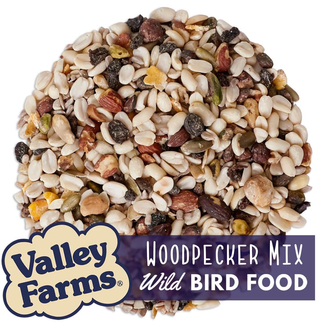 Valley Farms close-up of sunflower hearts highlighting energy-rich pieces