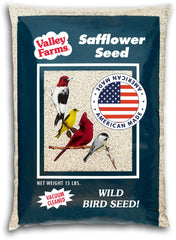 Valley Farms front packaging showing 15 lb bag and clear branding benefit: durable supply