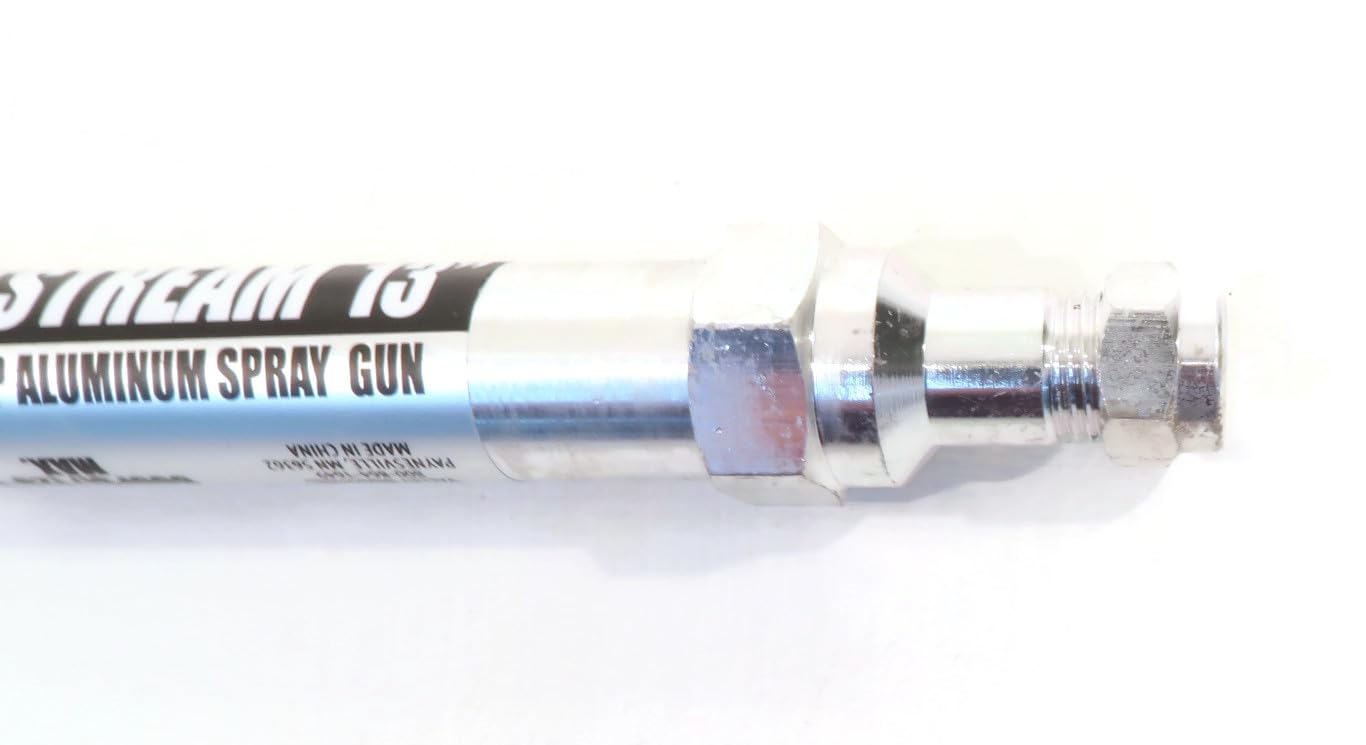 Valley Industries SuperJet next to ruler showing 13-inch barrel for size comparison