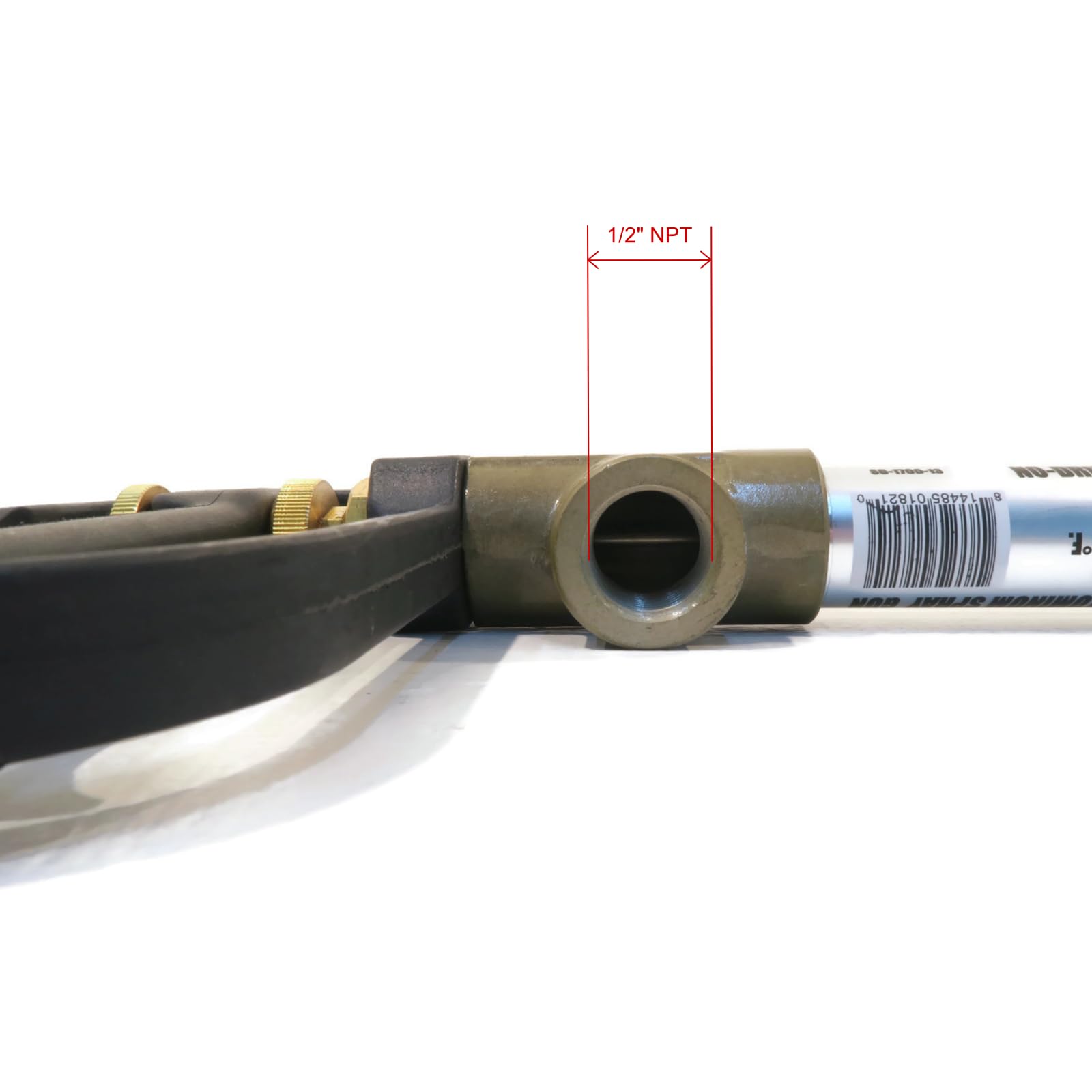 Valley Industries SuperJet tip showing no-drip shut-off to prevent chemical drips