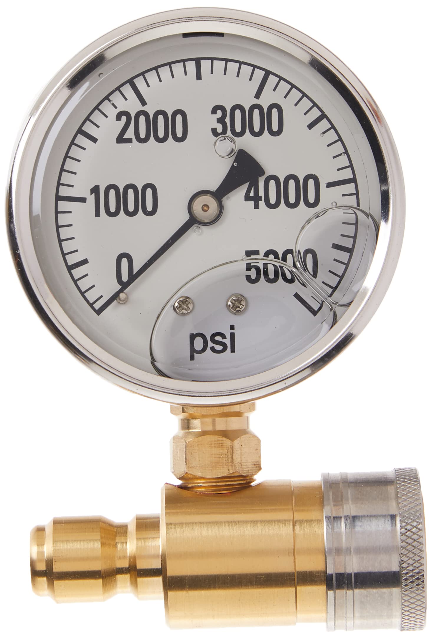 Valley Industries gauge front view clear dial for quick pressure checks