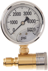 Valley Industries gauge front view clear dial for quick pressure checks