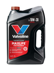 Valvoline MaxLife front packaging showing product benefits and quick ID
